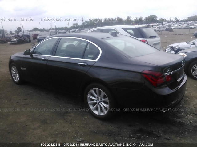 WBAYF4C51FGS99138 - 2015 BMW 740 LXI BLACK photo 3