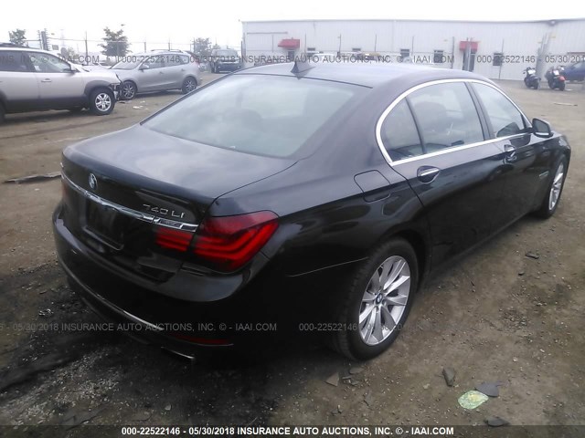 WBAYF4C51FGS99138 - 2015 BMW 740 LXI BLACK photo 4