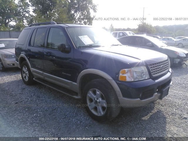 1FMDU74K55UB54824 - 2005 FORD EXPLORER EDDIE BAUER BLUE photo 1