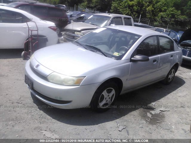 1G8AF52F64Z117711 - 2004 SATURN ION LEVEL 1 GRAY photo 2