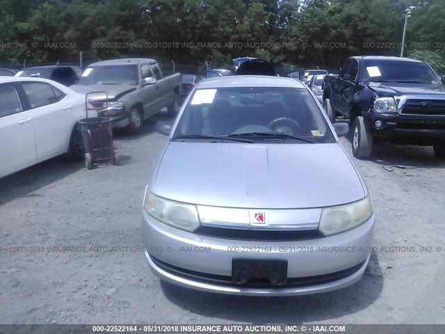 1G8AF52F64Z117711 - 2004 SATURN ION LEVEL 1 GRAY photo 6