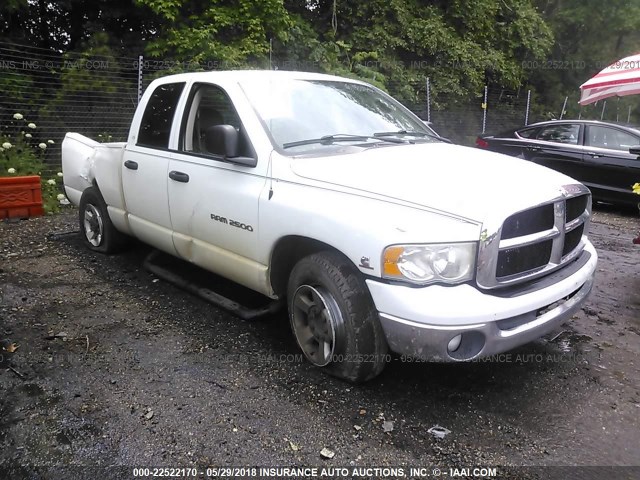 3D7KA28603G861193 - 2003 DODGE RAM 2500 ST/SLT 白色 照片 1