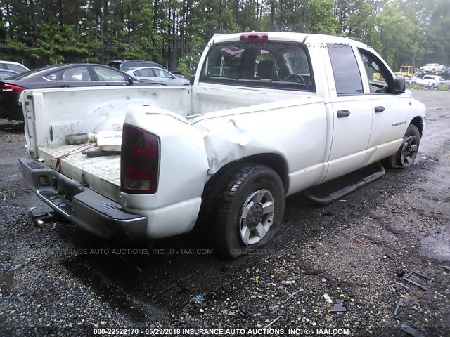 3D7KA28603G861193 - 2003 DODGE RAM 2500 ST/SLT 白色 照片 4