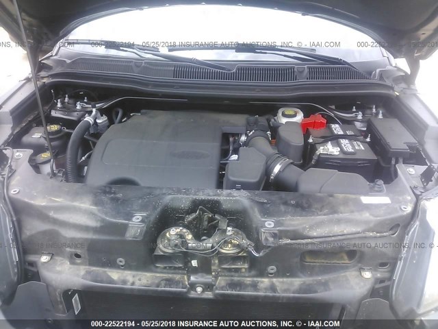 1FM5K7F88HGC23553 - 2017 FORD EXPLORER LIMITED 灰色 照片 10