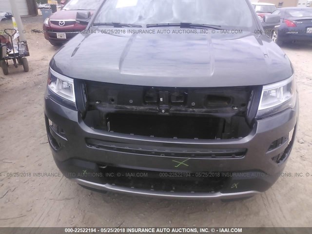 1FM5K7F88HGC23553 - 2017 FORD EXPLORER LIMITED 灰色 照片 6