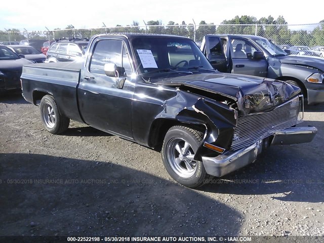 2GCDC14H6D1182392 - 1983 CHEVROLET C10 შავი ფოტო 1