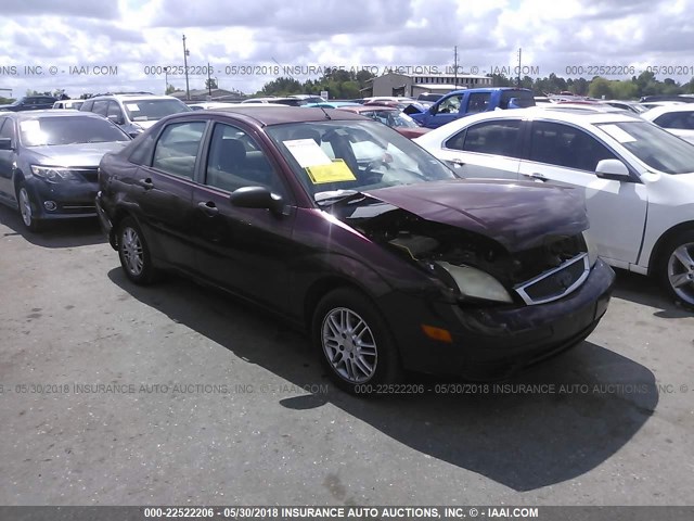 1FAHP34N37W204424 - 2007 FORD FOCUS ZX4/S/SE/SES 红色 照片 1