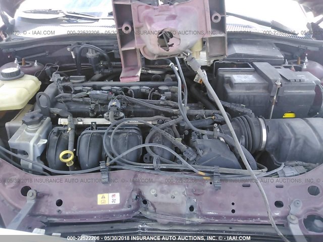 1FAHP34N37W204424 - 2007 FORD FOCUS ZX4/S/SE/SES 红色 照片 10