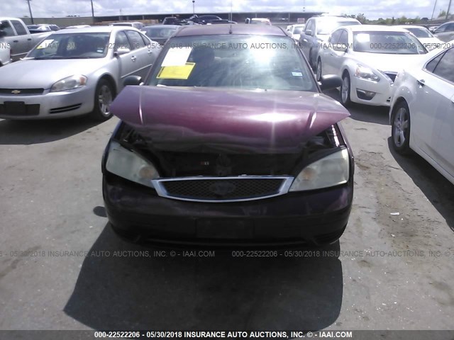 1FAHP34N37W204424 - 2007 FORD FOCUS ZX4/S/SE/SES 红色 照片 6