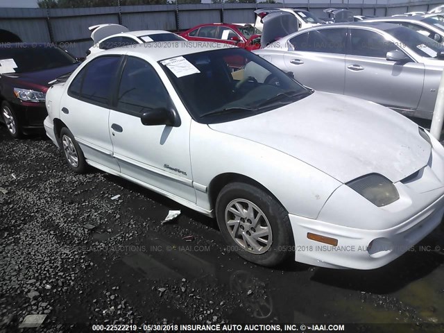 1G2JB524517252366 - 2001 PONTIAC SUNFIRE SE WHITE photo 1