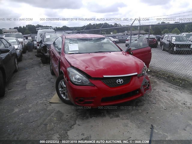 4T1CE30P68U765887 - 2008 TOYOTA CAMRY SOLARA SE/SLE/SPORT RED photo 6