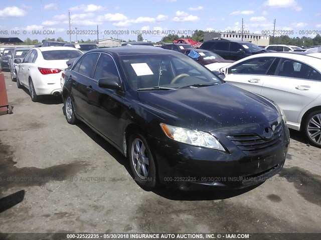 4T1BE46K77U706486 - 2007 TOYOTA CAMRY NEW GENERAT CE/LE/XLE/SE BLACK photo 1
