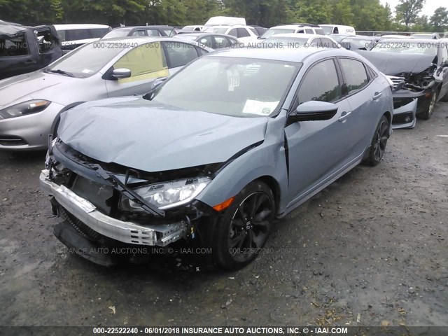 SHHFK7H46HU425917 - 2017 HONDA CIVIC SPORT Grau Foto 2