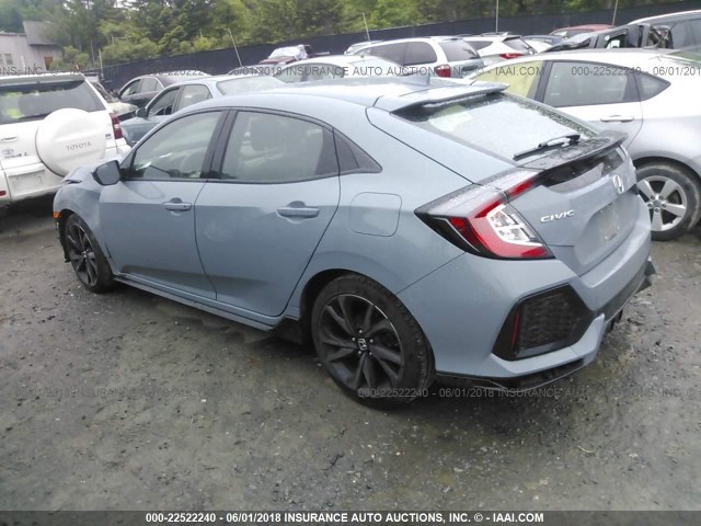 SHHFK7H46HU425917 - 2017 HONDA CIVIC SPORT Grau Foto 3