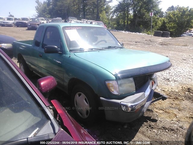 4TAVL52N7WZ022001 - 1998 TOYOTA TACOMA XTRACAB GREEN photo 1