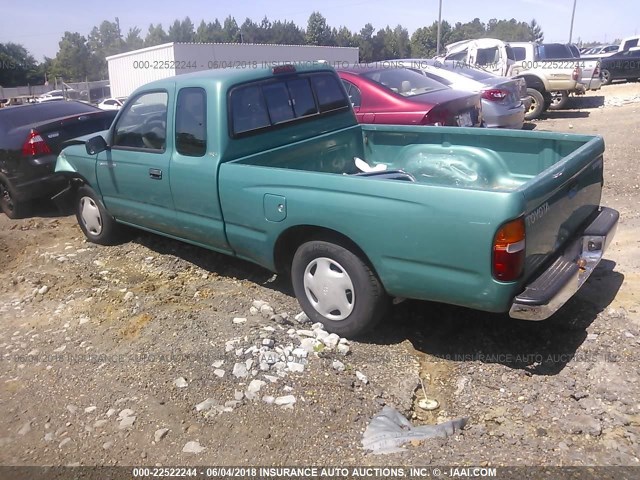 4TAVL52N7WZ022001 - 1998 TOYOTA TACOMA XTRACAB GREEN photo 3