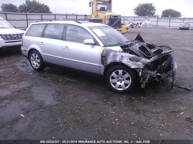 WVWWH63BX1E248862 - 2001 VOLKSWAGEN PASSAT GLX 银色 照片 1