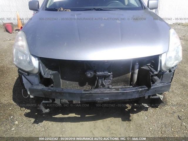 JN8AS5MT7BW182588 - 2011 NISSAN ROGUE S/SV/KROM GRAY photo 6