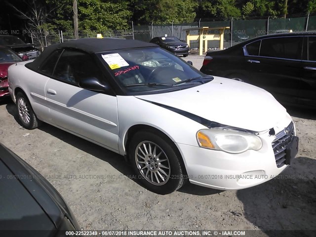 1C3EL55R15N661746 - 2005 CHRYSLER SEBRING TOURING WHITE photo 1