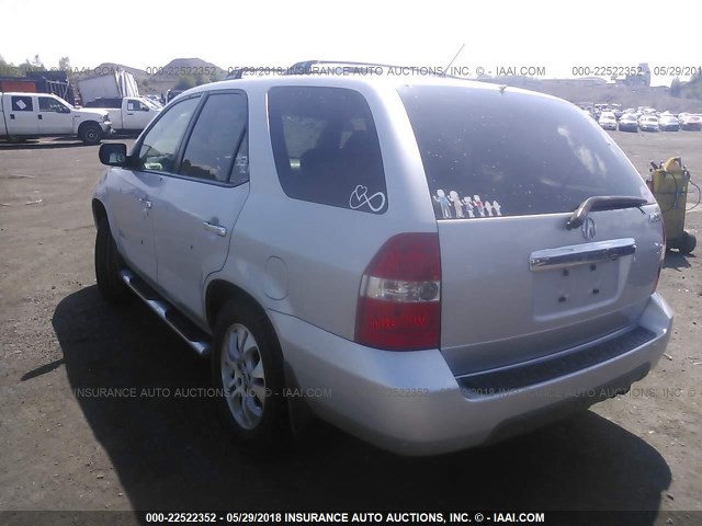 2HNYD18863H551955 - 2003 ACURA MDX TOURING SILVER photo 3