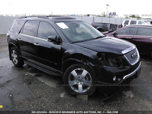 1GKLRMED3AJ104438 - 2010 GMC ACADIA SLT-1 Czarny zdjęcie 1