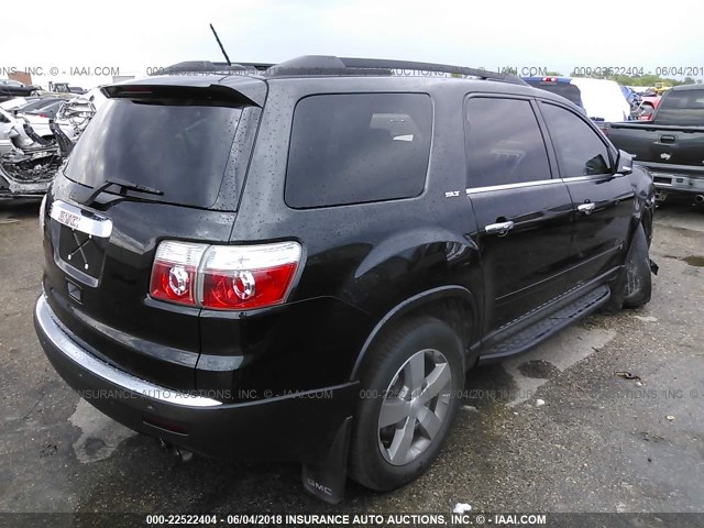 1GKLRMED3AJ104438 - 2010 GMC ACADIA SLT-1 Czarny zdjęcie 4