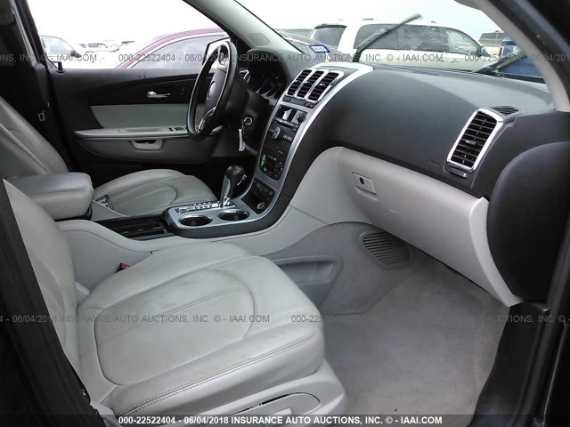 1GKLRMED3AJ104438 - 2010 GMC ACADIA SLT-1 Czarny zdjęcie 5