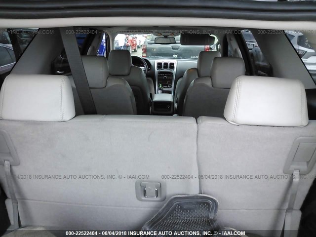 1GKLRMED3AJ104438 - 2010 GMC ACADIA SLT-1 Czarny zdjęcie 8