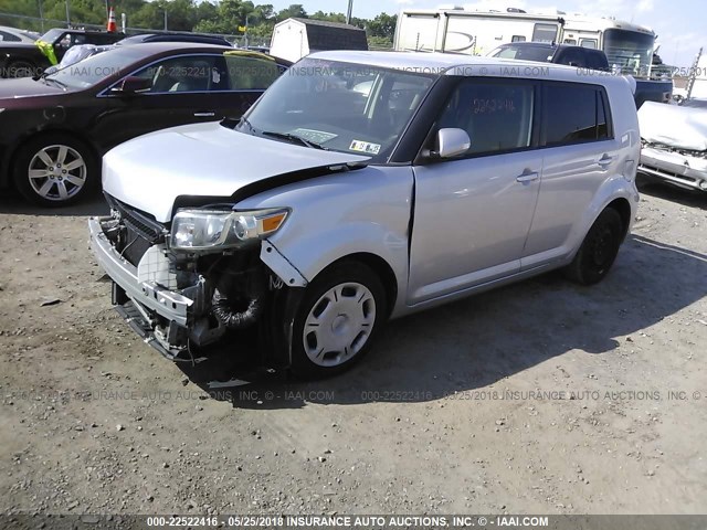 JTLZE4FE0CJ020089 - 2012 TOYOTA SCION XB ვერცხლისფერი ფოტო 2