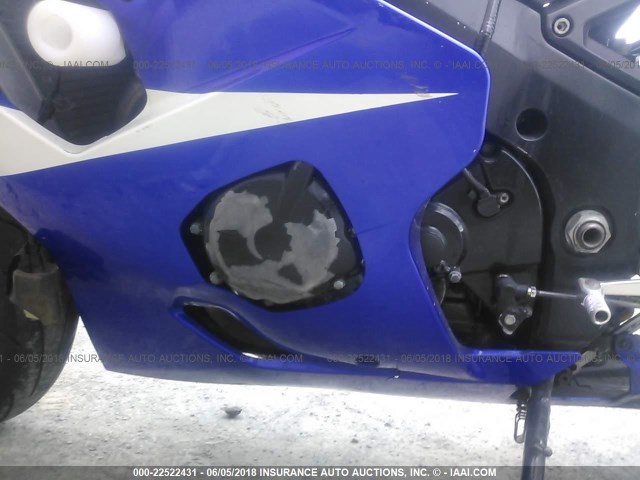 JS1GR7JAX52106241 - 2005 SUZUKI GSX-R750 K BLUE photo 9