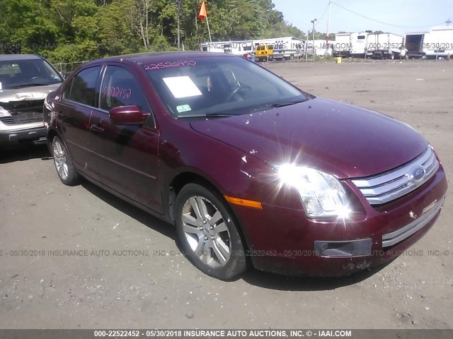 3FAFP08Z16R112877 - 2006 FORD FUSION SEL MAROON photo 1