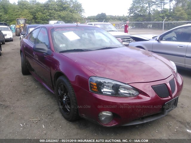 2G2WR524641159455 - 2004 PONTIAC GRAND PRIX GTP RED photo 1