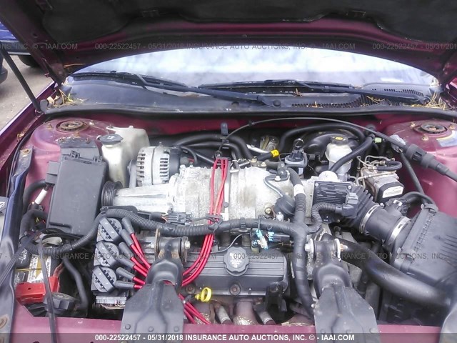 2G2WR524641159455 - 2004 PONTIAC GRAND PRIX GTP RED photo 10