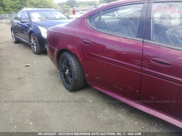 2G2WR524641159455 - 2004 PONTIAC GRAND PRIX GTP RED photo 6