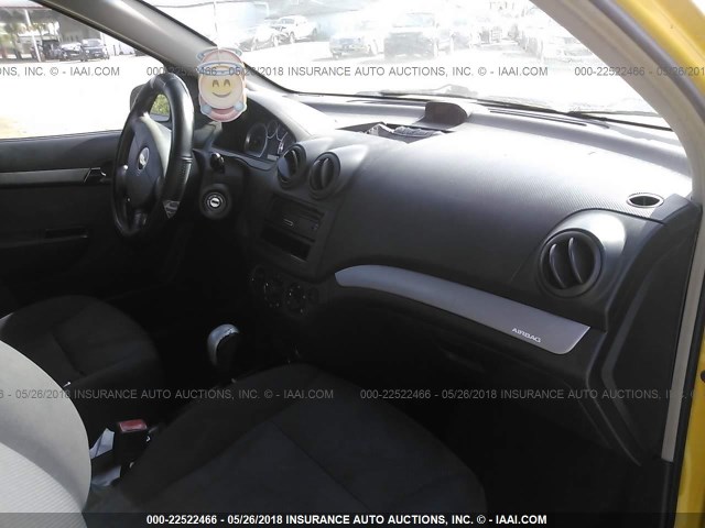 KL1TD56E39B614977 - 2009 CHEVROLET AVEO LS/LT 黄色 照片 5