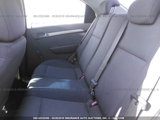 KL1TD56E39B614977 - 2009 CHEVROLET AVEO LS/LT 黄色 照片 8