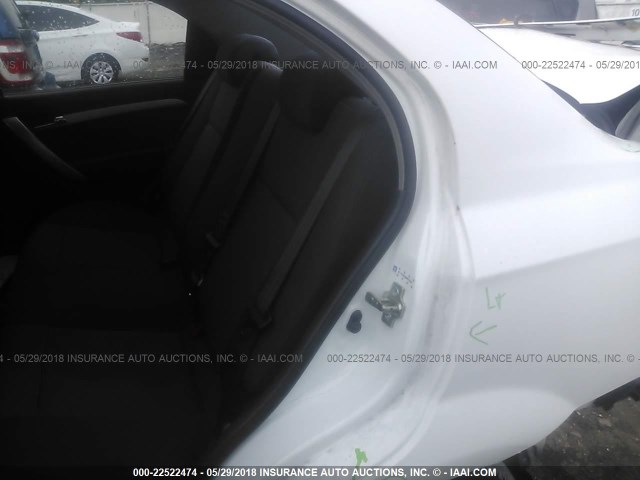 KL1TD5DE5BB242656 - 2011 CHEVROLET AVEO LS/LT 白色 照片 8