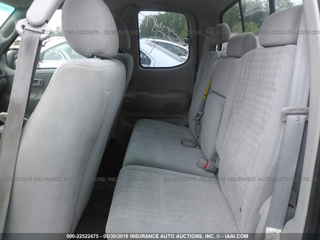 5TBBT44126S479501 - 2006 TOYOTA TUNDRA ACCESS CAB SR5 RED photo 8