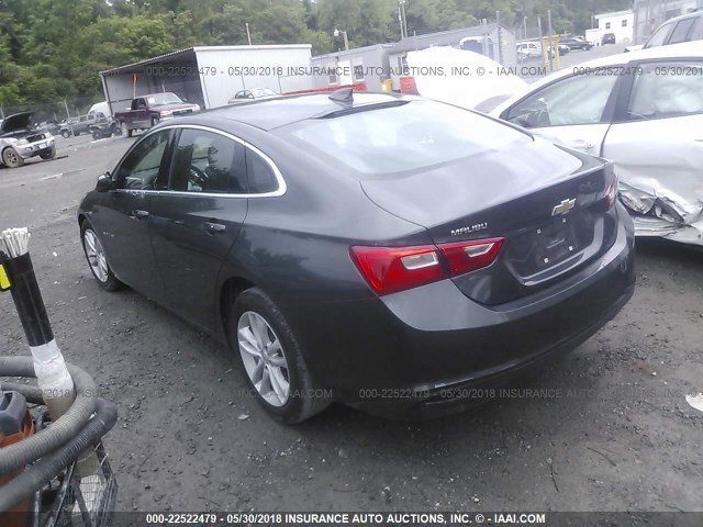 1G1ZD5ST3JF168609 - 2018 CHEVROLET MALIBU LT GRAY photo 3