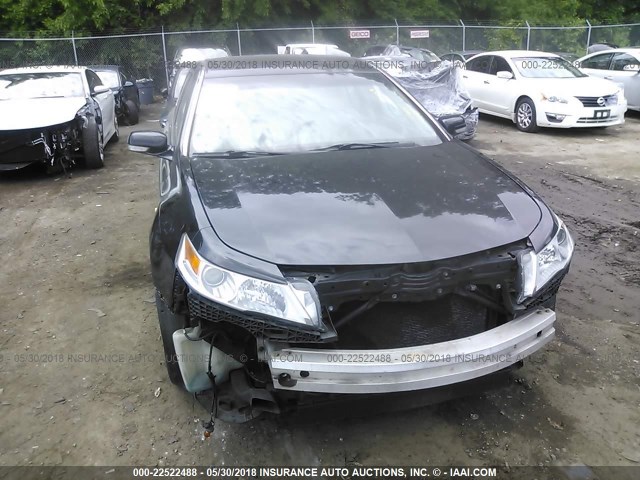 19UUA9F56AA003570 - 2010 ACURA TL BLACK photo 6