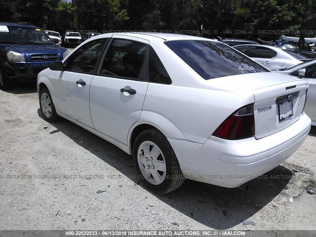 1FAFP34N97W180606 - 2007 FORD FOCUS ZX4/S/SE/SES 白色 照片 3
