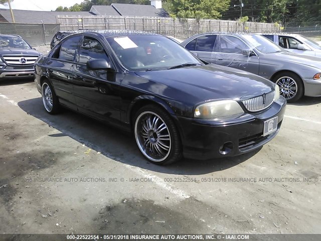 1LNHM87AX4Y636531 - 2004 LINCOLN LS BLACK photo 1