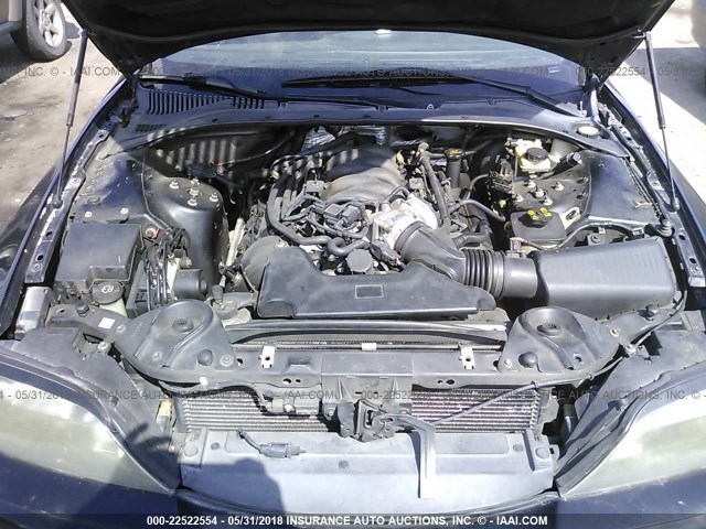 1LNHM87AX4Y636531 - 2004 LINCOLN LS BLACK photo 10