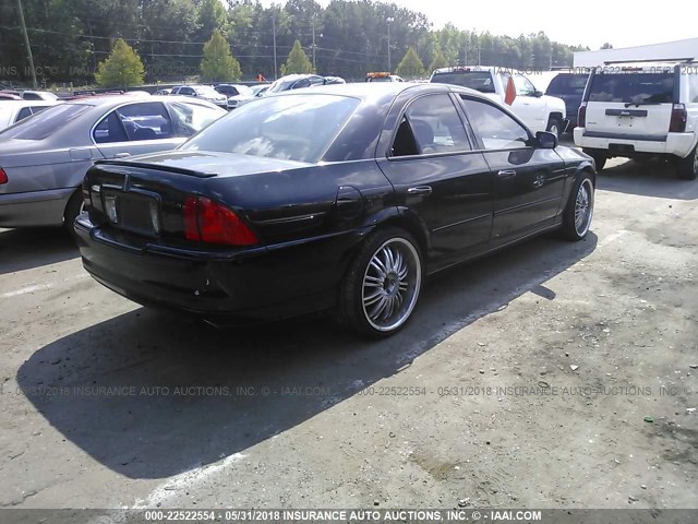 1LNHM87AX4Y636531 - 2004 LINCOLN LS BLACK photo 4