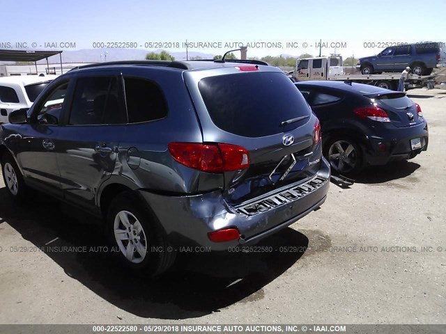 5NMSG13D59H235435 - 2009 HYUNDAI SANTA FE GLS GRAY photo 6