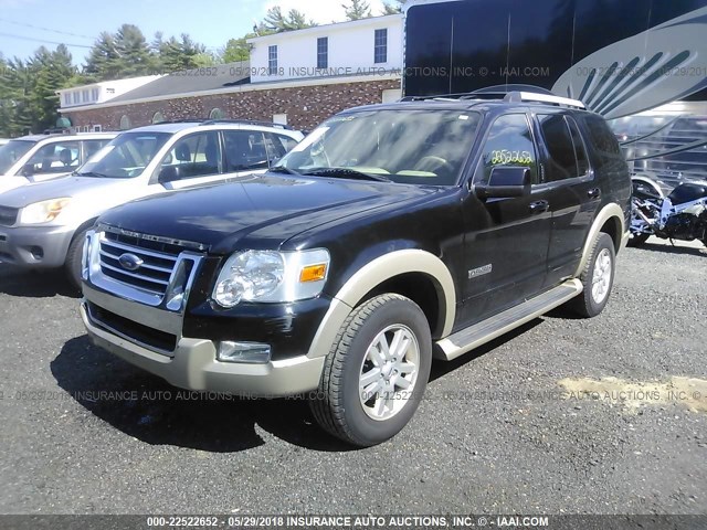 1FMEU74E26UA23477 - 2006 FORD EXPLORER EDDIE BAUER BLACK photo 2