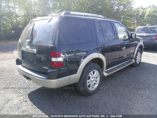 1FMEU74E26UA23477 - 2006 FORD EXPLORER EDDIE BAUER BLACK photo 4