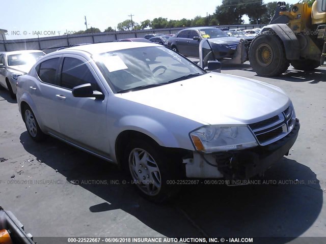 1B3BD4FB9BN546493 - 2011 DODGE AVENGER EXPRESS SILVER photo 1