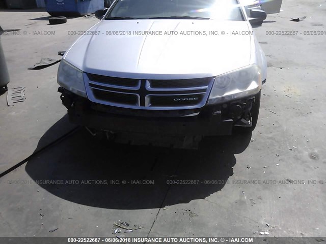 1B3BD4FB9BN546493 - 2011 DODGE AVENGER EXPRESS 银色 照片 6