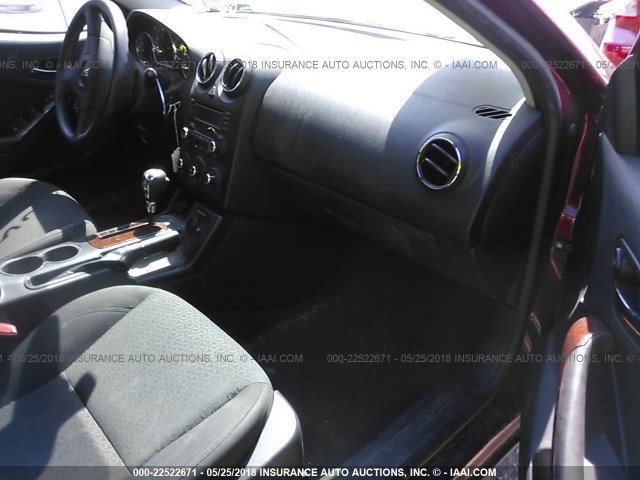 1G2ZF57B684119772 - 2008 PONTIAC G6 VALUE LEADER/BASE MAROON photo 5